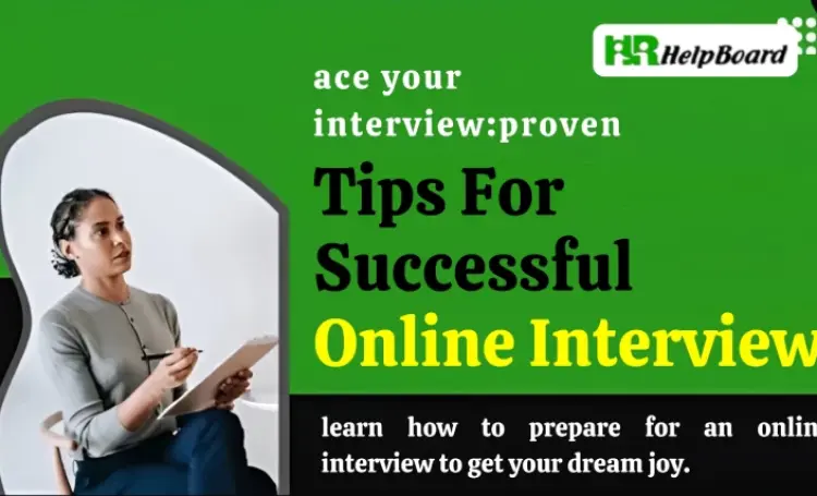 13 most important Tips for online interview